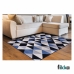 Tapete para Sala e Quarto Renaissance Verona - 1,50m x 2,00m Preto - Fikka 