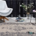 Tapete para Sala e Quarto Classic Gallant 1,50m x 2,00m Bege/Chumbo - Fikka 