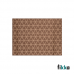 Tapete Para Sala e Quarto Eco-Nature Anis PP 100% - 2,00m x 2,50m Marrom - Fikka 