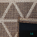 Tapete Para Sala e Quarto Eco-Nature Anis PP 100% - 2,00m x 2,50m Marrom - Fikka 