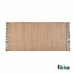 Passadeira Para Sala e Quarto Sirius Marrom 0,6 m x 1,2 m - Fikka 